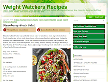 Tablet Screenshot of free-ww-recipes.net